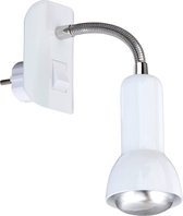 BRILONER - PAKU - lampe à pince - avec interrupteur à bascule ON/OFF - bras flexible - sources lumineuses non incluses - max. 25 W - IP20 - E14