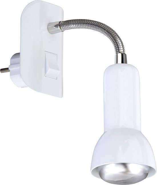 BRILONER - PAKU - stekkerlamp - incl. tuimelschakelaar ON/OFF - flexibele arm - lichtbronnen niet inbegrepen - max. 25 W - IP20 - E14 - Briloner Leuchten