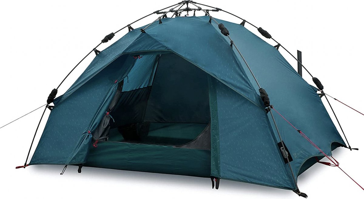 Qeedo Quick Ash 2, camping tent 2 persoons, pop up tent (Quick-Up-System)