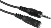 Hama Audiokabel 3,5-mm-jack/koppeling, stereo, 5 m