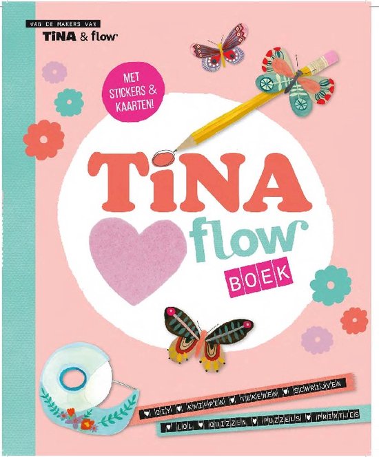 Tina Flow Boekspecial - Flow - Puzzels - Tekenen - DIY - Doeboek - Vakantieboek - Boek Meisje - Invulboek - Verhalen - Verzamelen - Quiz - Strips