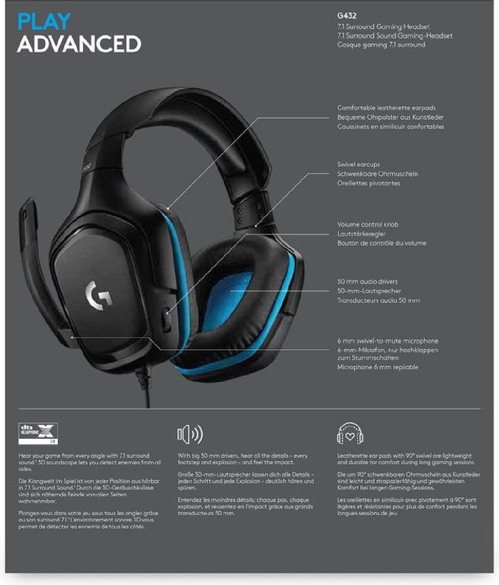 CSL Computer  Logitech G432 Gaming