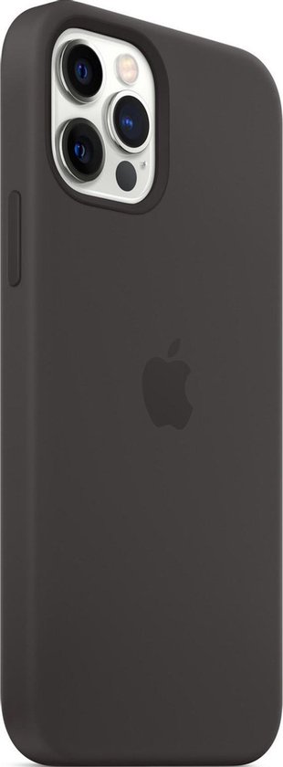 Apple Siliconenhoesje met MagSafe voor iPhone 12 (Pro) - Zwart - Apple