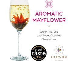 Theebloem Aromatic Mayflower - bloeiende thee - set van 2