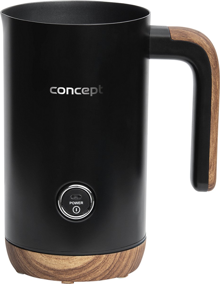 Concept Melkopschuimer ideaal voor Latte Cappuccino 500W Roestvrij staal Zwart