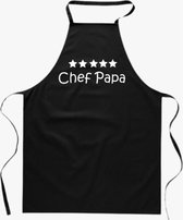 LBM Chef Papa, kookschort - keukenschorten - zwart