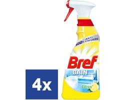 Bref Badkamerreiniger Spray Citroen - 4 x 750 ml