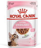 Royal Canin Kitten Sterilised Gravy - Kitten-Kattenvoer - 12x85 g