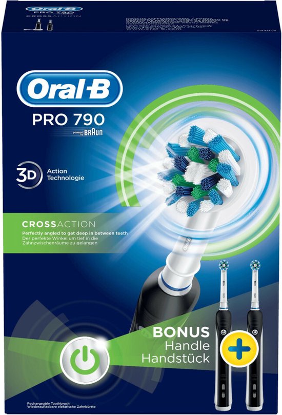 Oral-B PRO 790 - Elektrische Tandenborstel - Zwart + Extra Body - Oral B