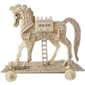 Bouwpakket 3D Puzzel Paard van Troje- hout