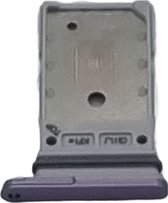 Vervangende simkaarthouder voor de Samsung Galaxy S21 FE 5G SM-G990 -paars.