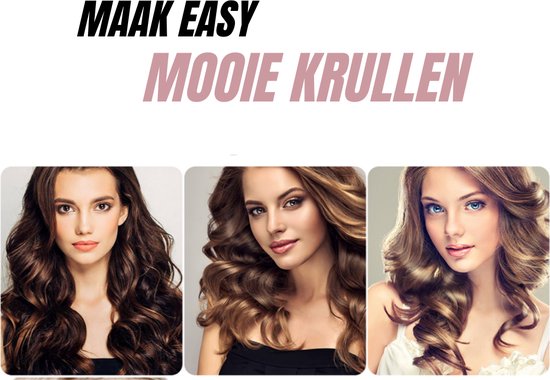 BeautyFit® - Nieuwste Krulspelden - Inclusief E-book - Heatless Curls Roze - Haarrollers - Krullen Zonder Hitte - Krullers - Haar Rollers Zelfklevend - Haarkruller Roze - BeautyFit