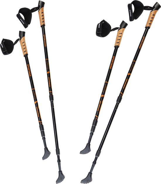 Nordic Walking Stokken – Telescopisch – 2 Paar – Oranje