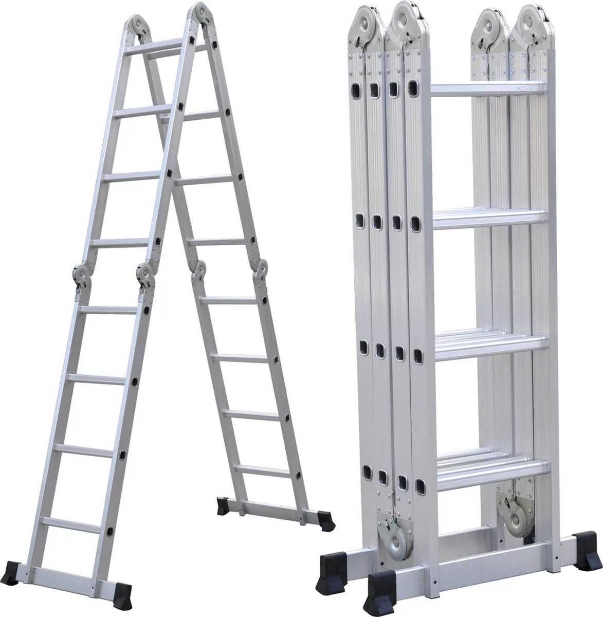 WENTA Multifunctionele vouwladder Opvouwbare ladder Vouwladder