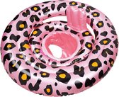 Swim Essentials - Baby Zwemzitje - Roze Panterprint - 0-1 jaar
