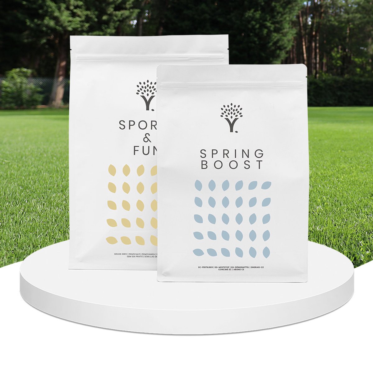 MOOWY Gazon Voorjaars Kit voor 50m² Gazon - Makkelijke Alles-in-1 Kit