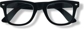 Noci Eyewear Lunettes de lecture recyclées RTCB300 +3.50 - Noir mat - Monture robuste