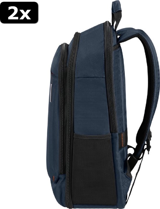 2x Samsonite Laptoprugzak Network 4 Lpt Backpack 15.6 Charcoal Black