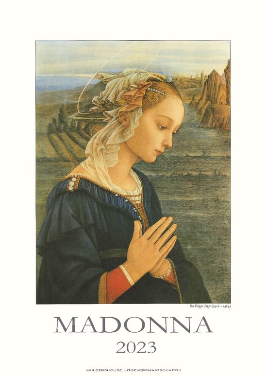 Madonna-kalender 2023 met afbeeldingen van Raphael, Bellini, Lippi, Botticelli en anderen