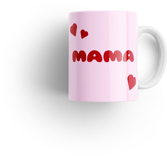 Mama cadeau - Moederdag cadeautje - Moederdag mok - Mok met tekst - Koffiemok - Theemok - 330 ML - Fotofabriek