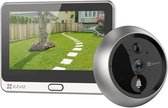 EZVIZ DP2C 1080p- Digitale deurspion - 166° ultragroothoekbeeld - 4,3” kleurentouchscreen- 4.600mAh oplaadbare batterij