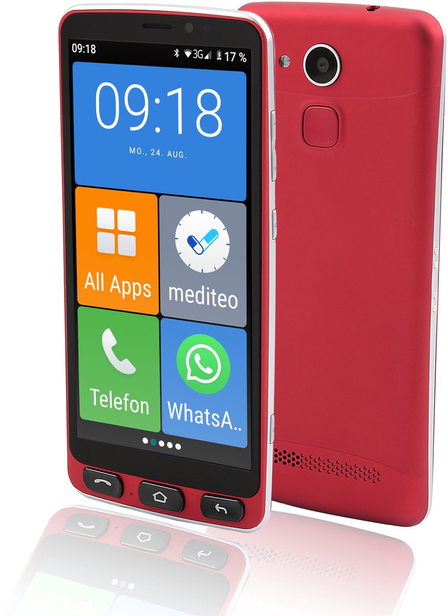 OLYMPIA Neo - 16 GB Zwart, Rood