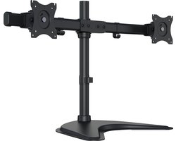 Multibrackets - Monitorstandaard - Deskstand Basic Dual - Tafel standaard - 2 schermen - zwart
