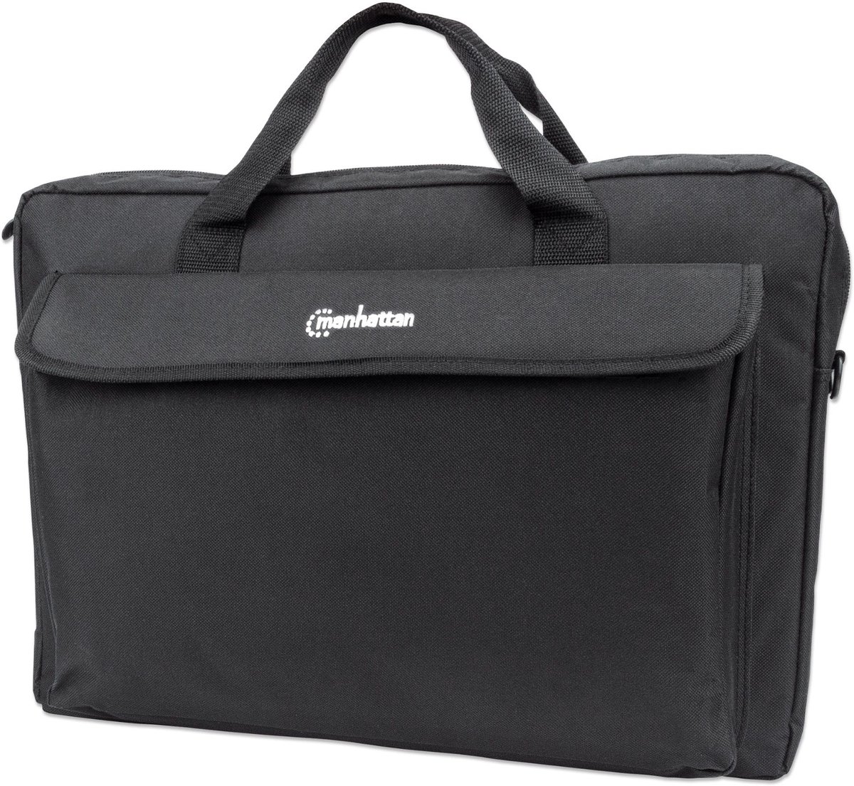 Bol.com Manhattan London Laptoptas Geschikt voor max. (laptop): 43,9 cm (17,3) Zwart aanbieding