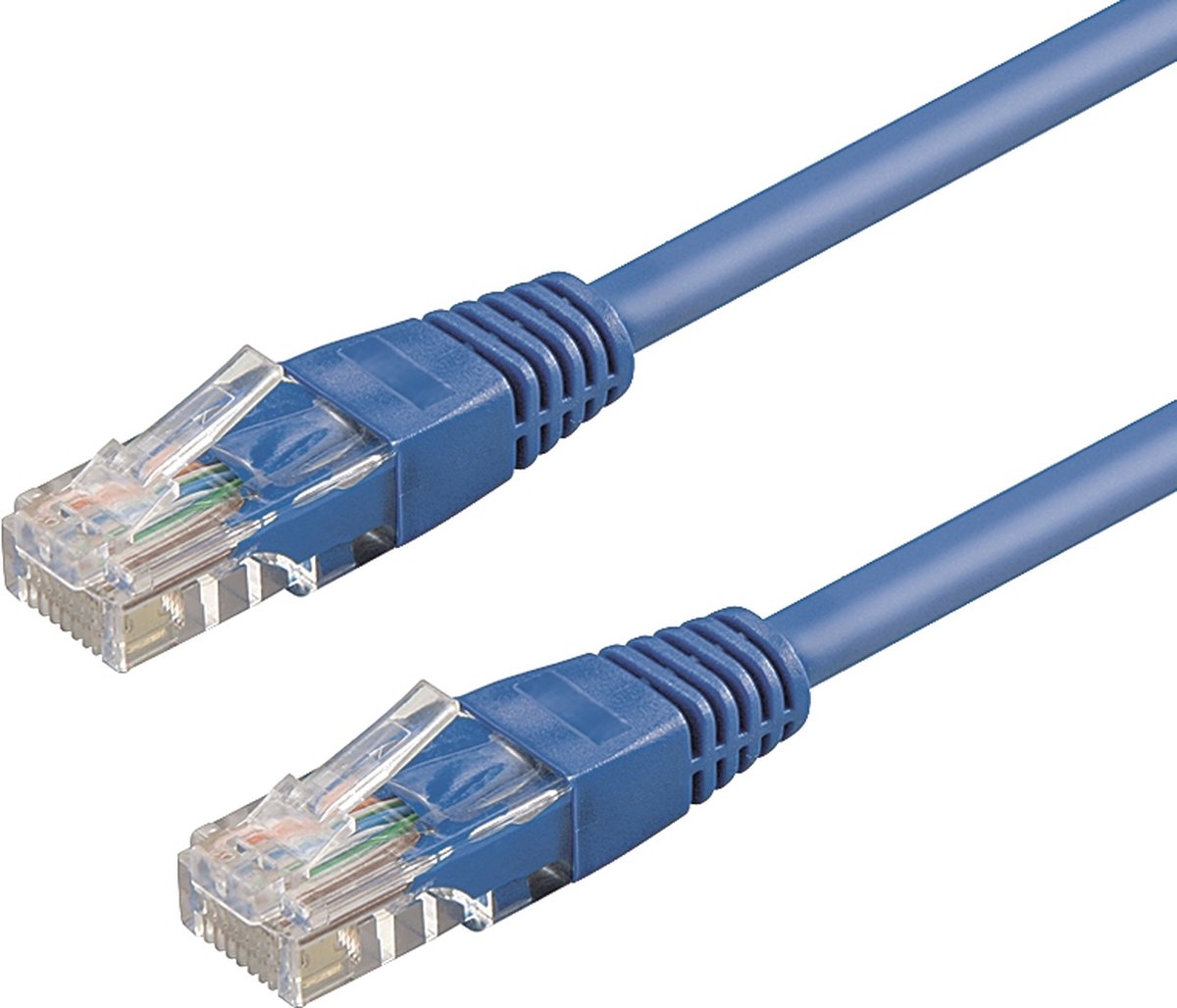 WP WPC-PAT-6U050B netwerkkabel 5 m Cat6 U/UTP (UTP) Blauw