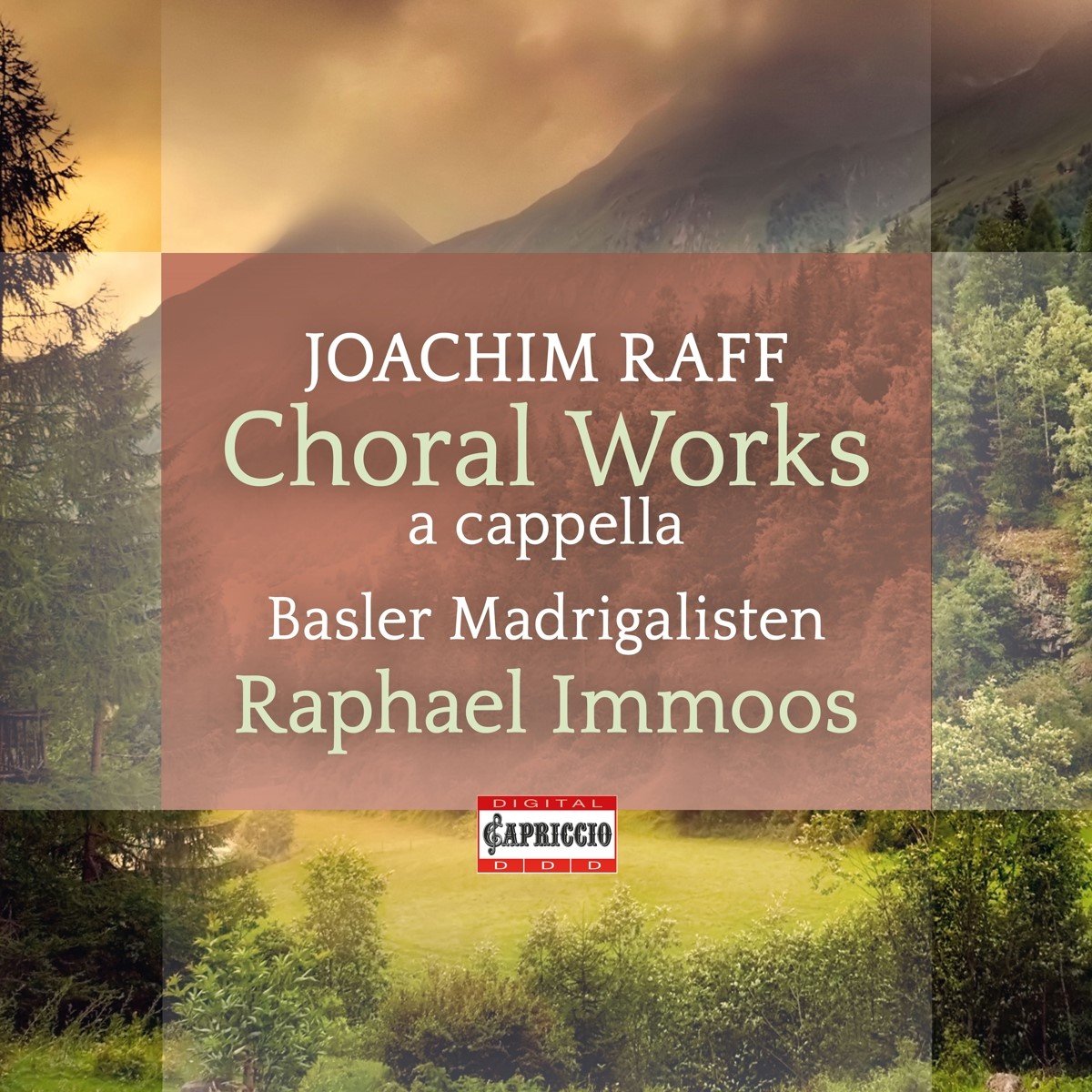 Basler Madrigalisten, Raphael Immoos - Raff: Choral Works A Cappella (CD)