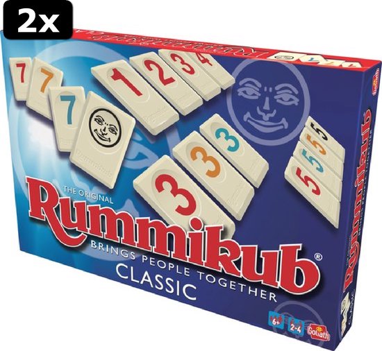 Thumbnail van een extra afbeelding van het spel 2x Rummikub The Original Classic - Gezelschapsspel