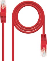 UTP Category 6 Rigid Network Cable NANOCABLE Red