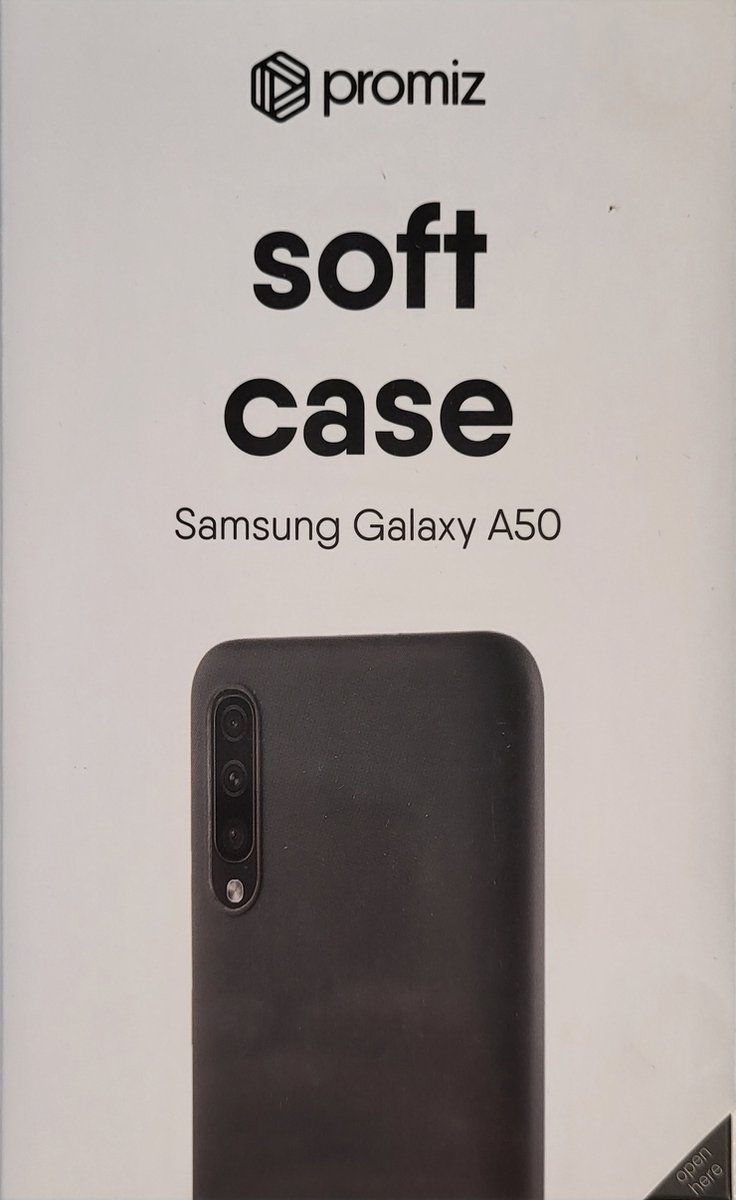 Promiz Samsung Galaxy A50 Soft Case Zwart