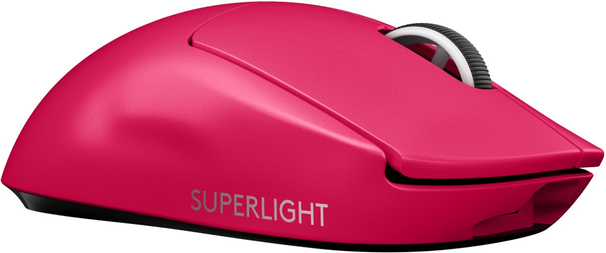 Logitech G Pro X SUPERLIGHT Draadloze Esports Gaming Muis - Magenta