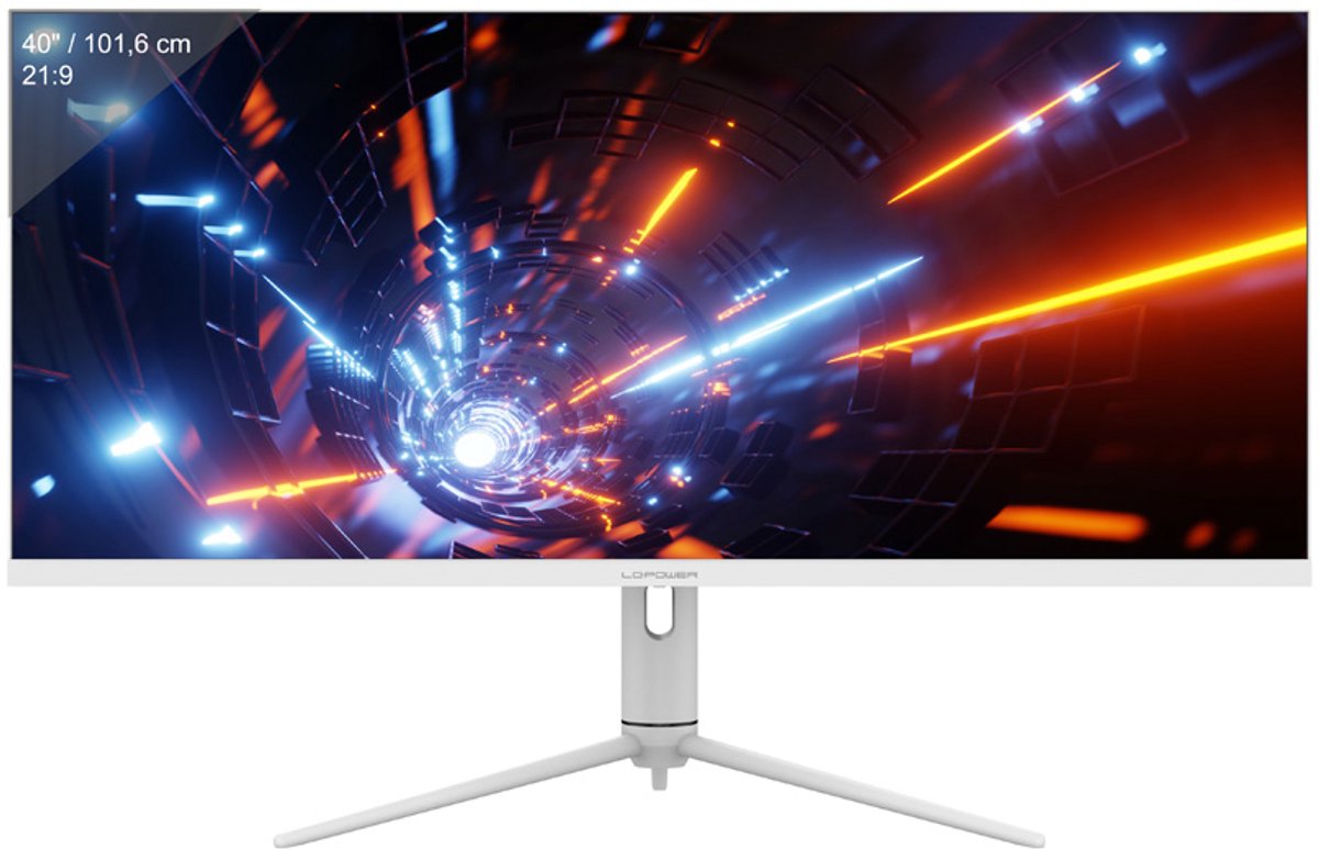 LC-Power LC-M40-UWQHD-144 computer monitor 101,6 cm (40") 3440 x 1440 Pixels UltraWide Quad HD Wit