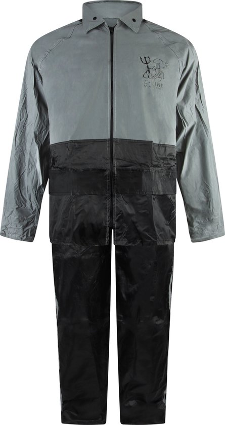 Combinaison de pluie C- Line avec capuche - Veste réfléchissante - Nouveau modèle - Taille adulte L