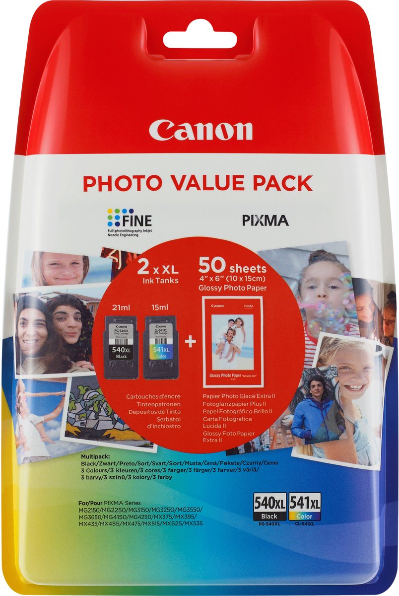 Canon PG-540XL/CL-541XL PHOTO VALUE BL SEC