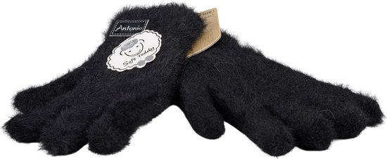 Antonio Dames Handschoenen Super Soft - Dubbel Gevoerd - Zwart