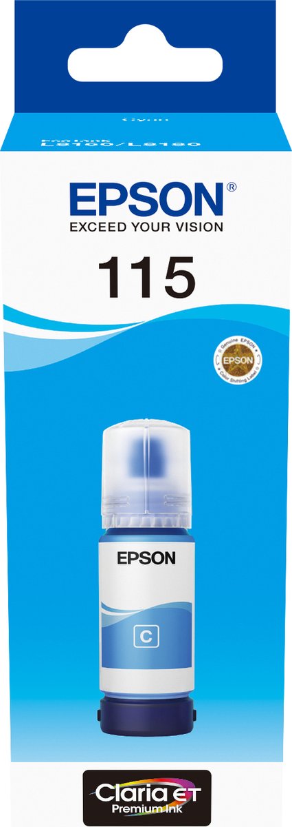 Epson 115 EcoTank inktcartridge 1 stuk origineel cyaan