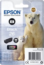 Bol.com Epson 26 - Inktcartridge / Foto Zwart aanbieding