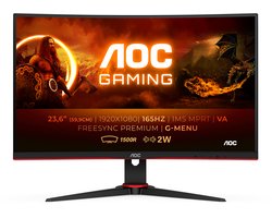 AOC C24G2AE - Full HD Curved Gaming Monitor - 165hz - 24 inch