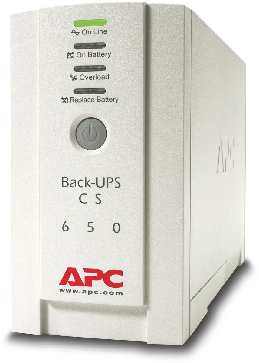 APC Back-UPS 650VA noodstroomvoeding 4x C13 uitgang, USB, BK650EI