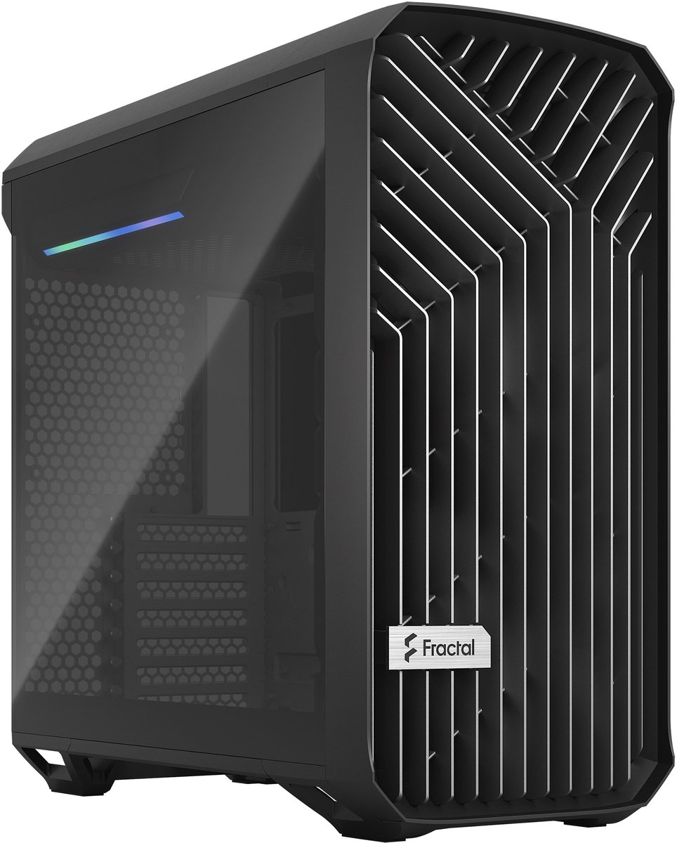 PC-behuizing - FRACTAL DESIGN - Torrent Compact Zwart TG Dark Tint - Zwart ( FD-C-TOR1C-01 )