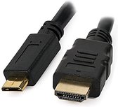 TECHly HDMI Aansluitkabel 1.80 m ICOC-HDMI-B-015 Zwart [1x HDMI-stekker - 1x HDMI-stekker C mini]
