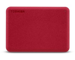 External Hard Drive Toshiba CANVIO ADVANCE Red 2 TB USB 3.2 Gen 1