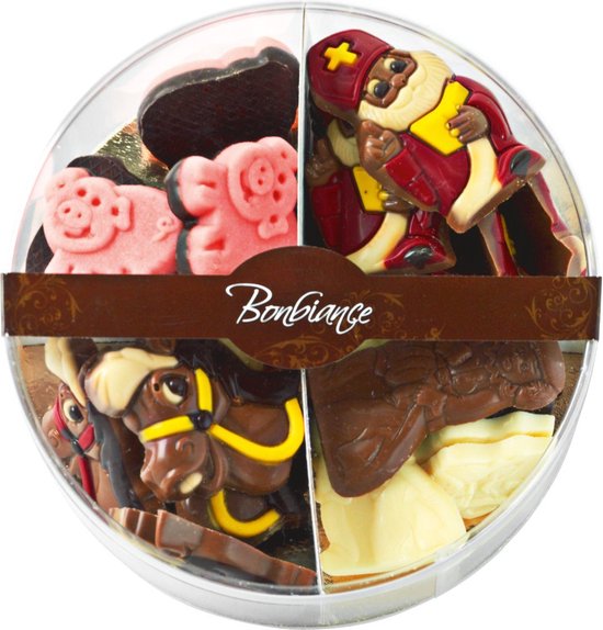 Foto: Bonbiance sint chocolade silo 400 gram sinterklaas chocolade