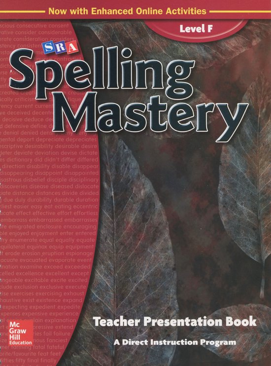 SPELLING MASTERY Spelling Mastery Level F, Teacher Materials