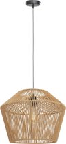 Light & Living Hanglamp Caspian - Bruin/Zwart - Ø40cm - Landelijk - Hanglampen Eetkamer, Slaapkamer, Woonkamer