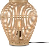GOOD&MOJO Vloerlamp Tuvalu - Bamboe - Ø42cm - Scandinavisch,Bohemian - Staande lamp voor Woonkamer - Slaapkamer