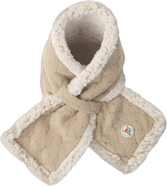 Lodger Fleece Baby Sjaal Muffler Folklore Fleece One size Beige Zachte kwaliteit Handige lus